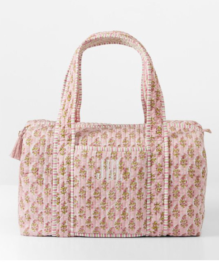 love the print of this weekender bag from mark and graham. 

block print, travel, travel style, block print bag, travel finds, overnight bag  

 #LTKValentine #LTKHome #LTKTravel