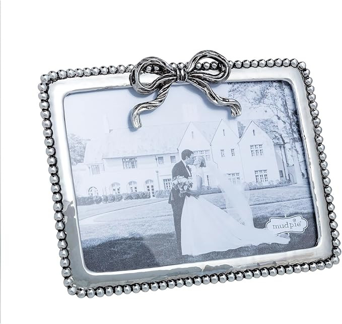 Mud Pie Large Metal Bow Frame | Amazon (US)