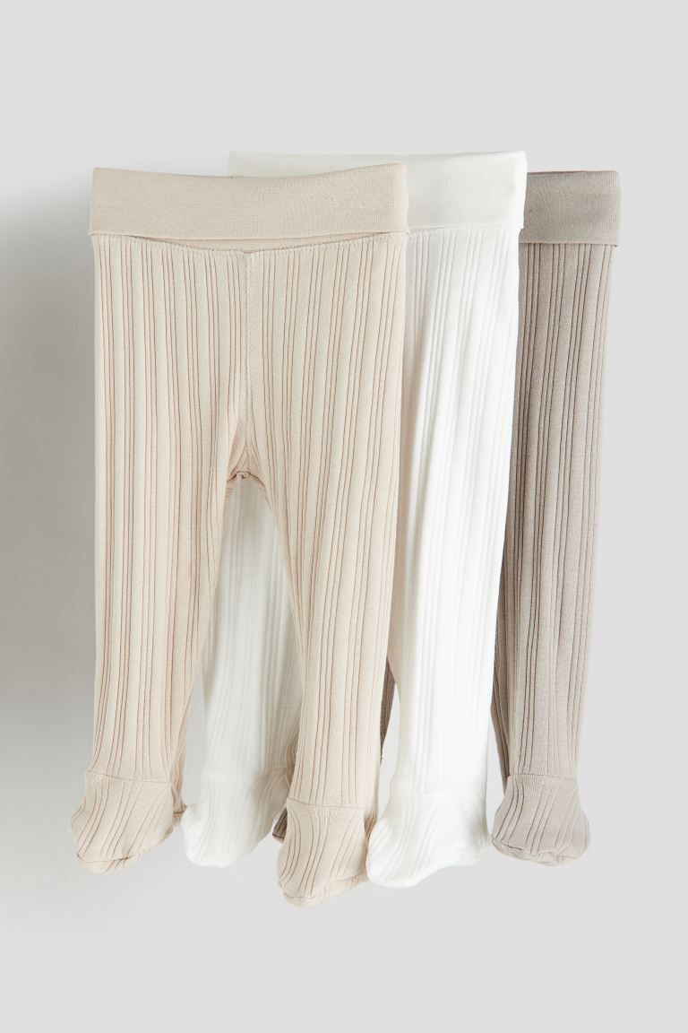 Lot de 3 leggings en coton côtelé | H&M (FR & ES & IT)