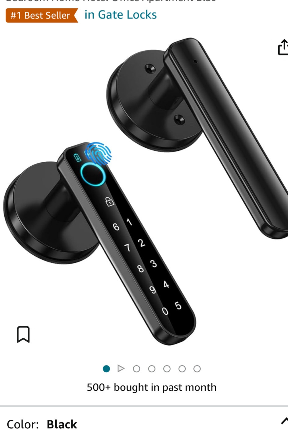 Door handle smart lock by Amazon 