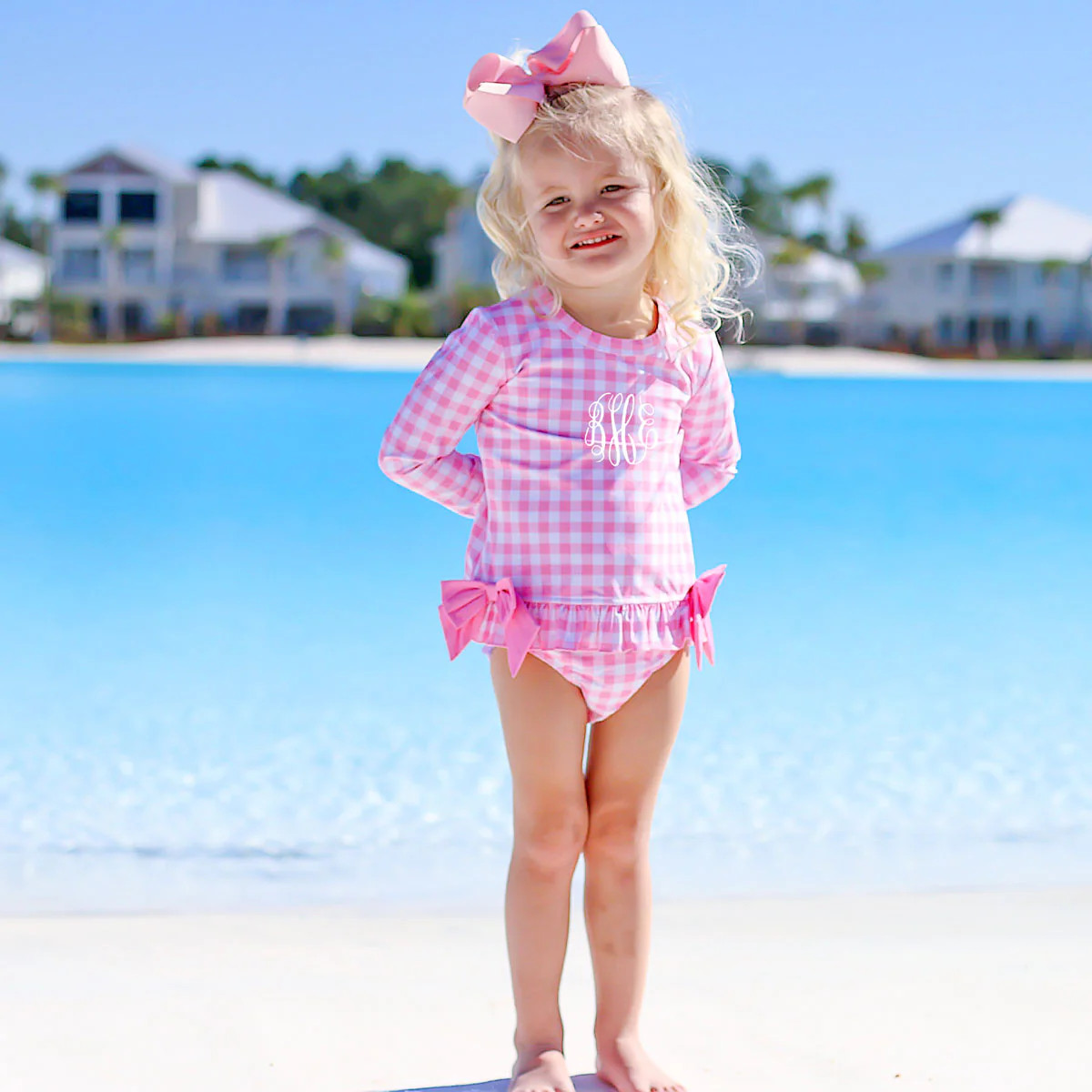 Capri Pink Rash Guard Set | Classic Whimsy
