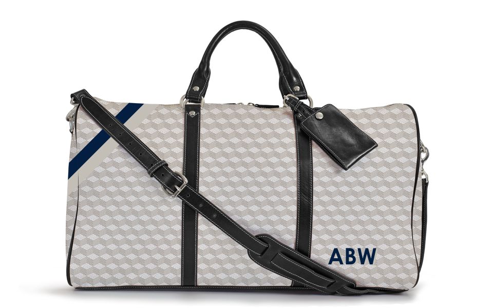 Belmont Cabin Bag - Monogram Stripe - 260.00 | Barrington Gifts