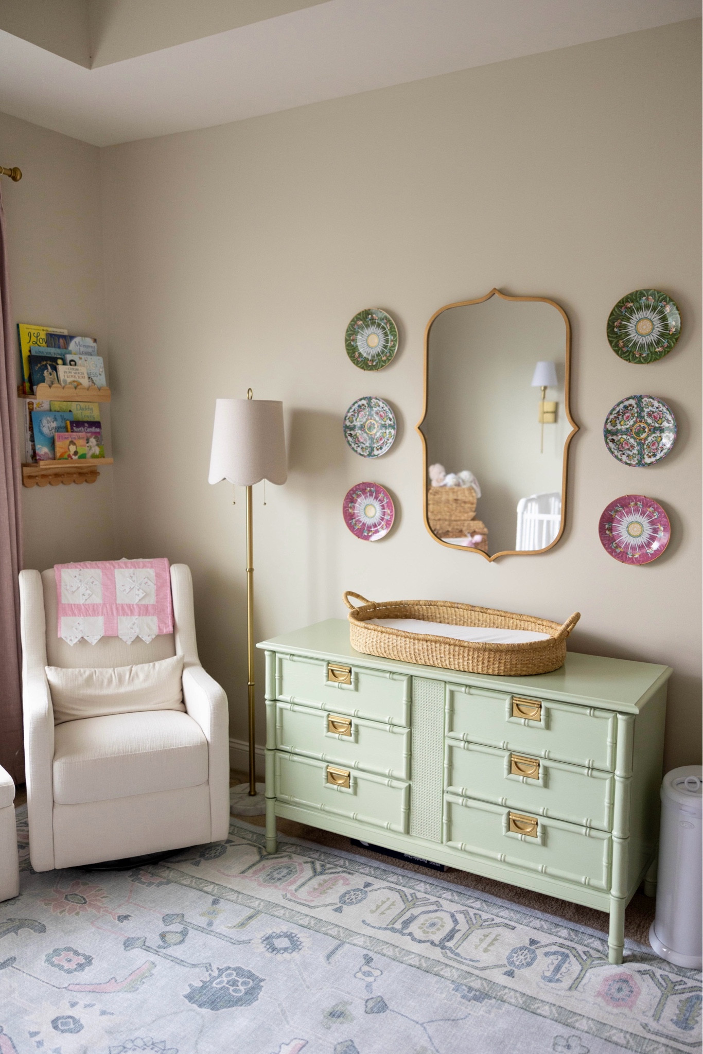 Nursery little girls nursery grandmillenial nursery

#LTKKids #LTKBaby #LTKHome