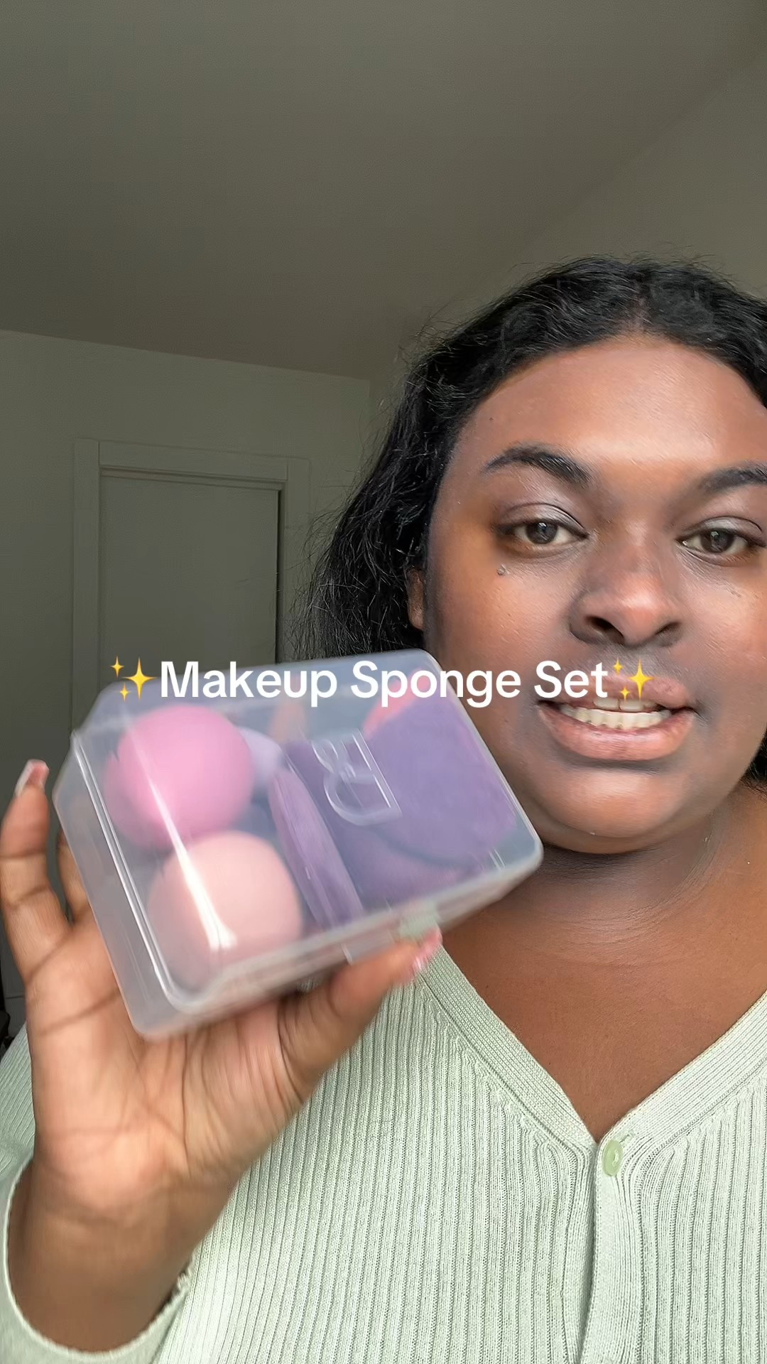 My favorite makeup sponge set comes with all sizes and I love it