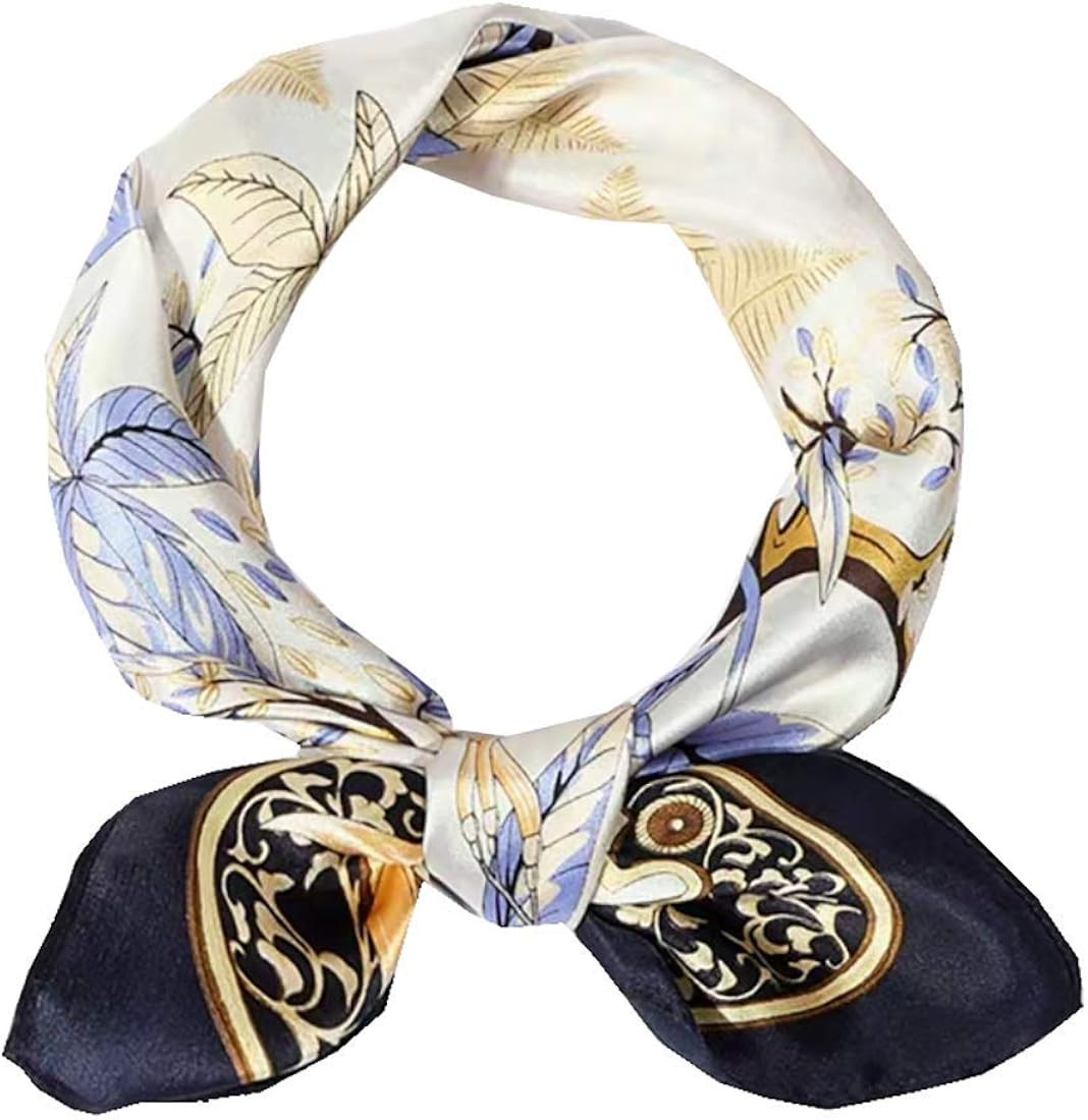 ANDANTINO 100% Real Mulberry Silk Scarf -21'' x 21''- Lightweight Neckerchief –Women Men Small ... | Amazon (US)