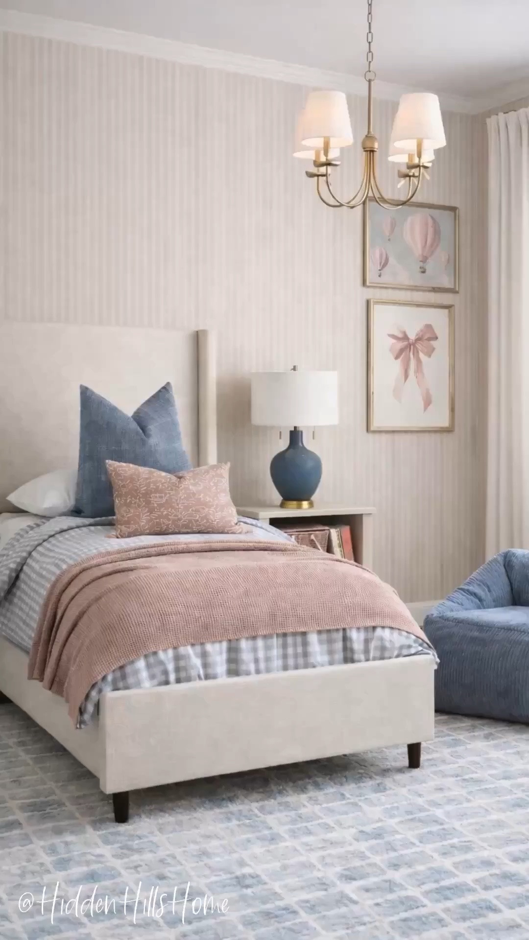 Girls bedroom decor mood board, kids room design, pink and blue girls bedroom, twin bed, cute girls room inspiration, home decor ideas #girlsroom

#LTKHome #LTKSaleAlert #LTKKids