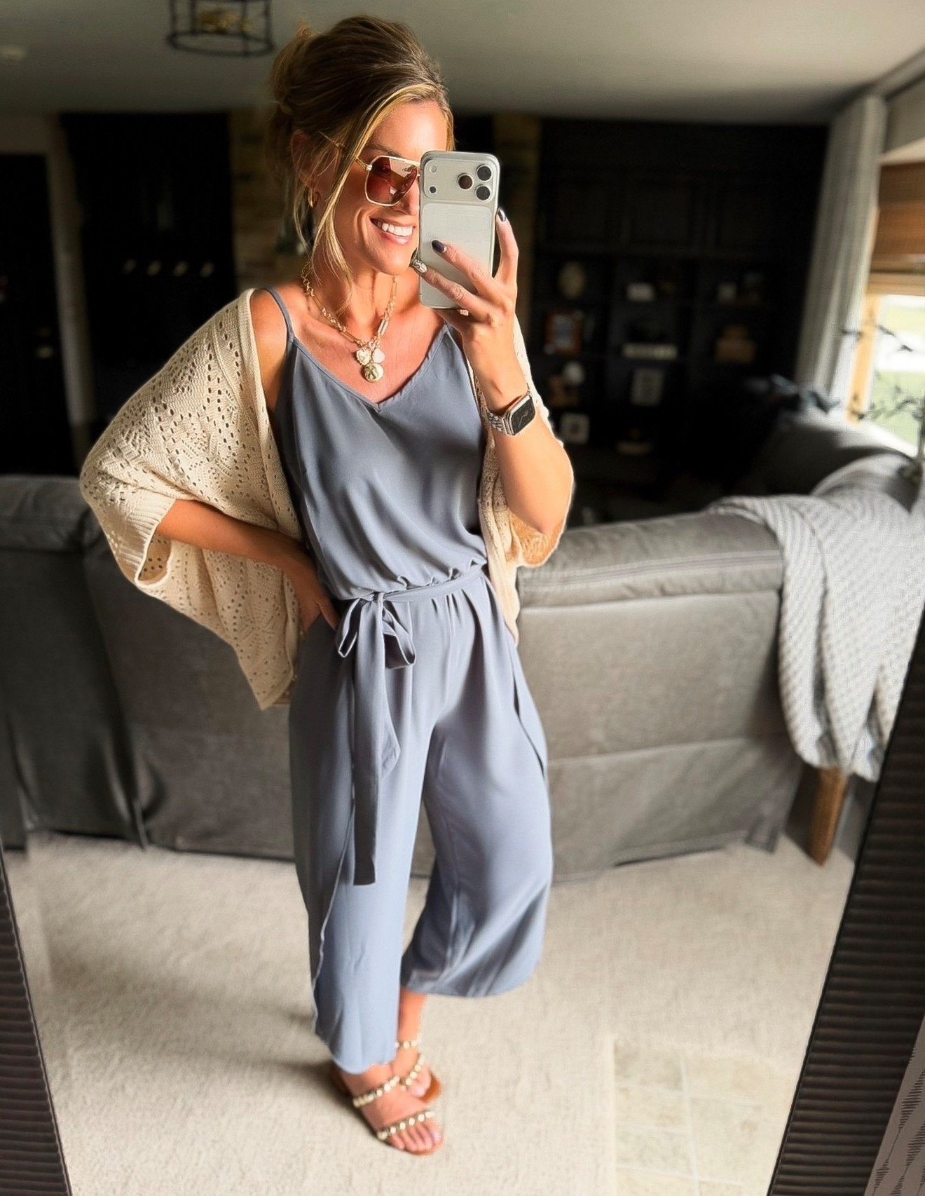 Need an outfit for a special occasion but not into dresses?! 
This jumpsuit is a great option. Wearing medium  

#LTKSeasonal #LTKMothersDay #LTKOver40
