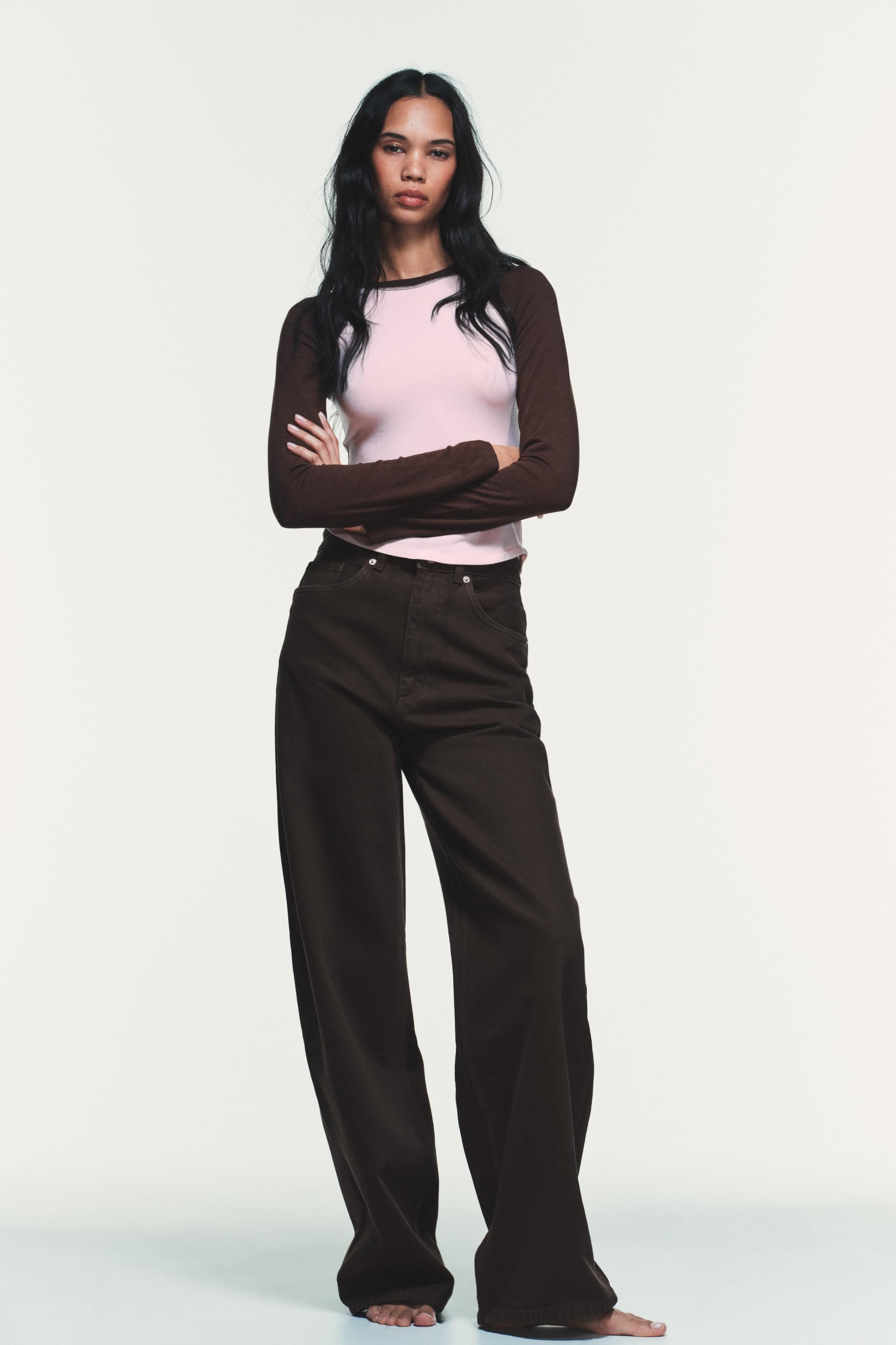 TRF EXTRA WIDE-LEG HIGH-WAIST JEANS | Zara UK