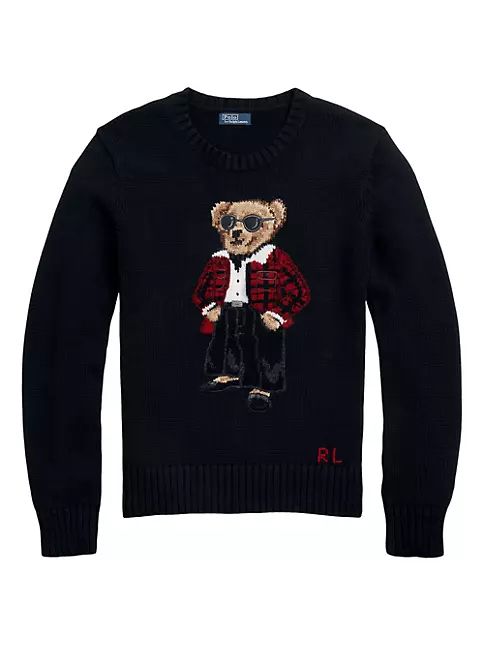 Polo Bear Cotton Sweater | Saks Fifth Avenue
