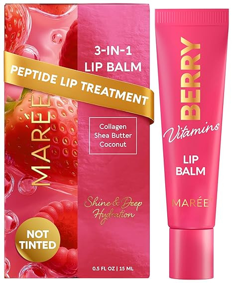 MAREE Lip Balm Hydrating – Lip Butter Moisturizer For Very Dry Lips – Balsamo Labial Hidratan... | Amazon (US)