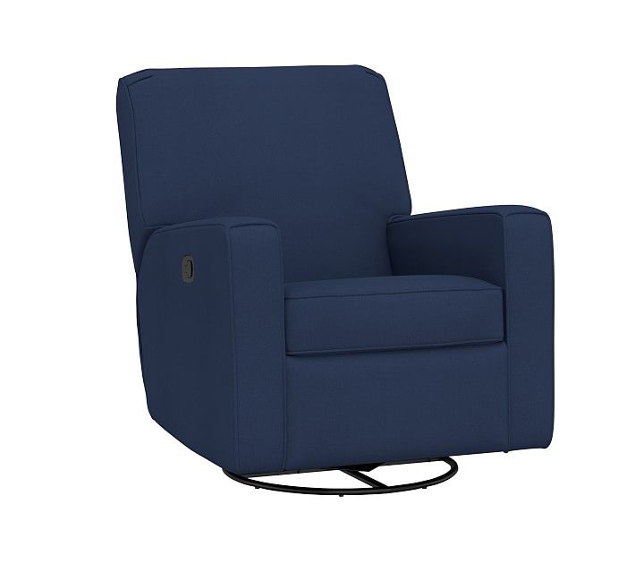 Charleston Square Arm Swivel Glider & Recliner | Pottery Barn Kids