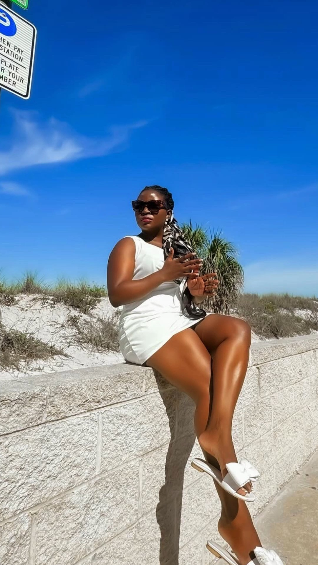 Spring Outfit at Clearwater beach 

Outfit - The cutest spring mini white dress , adorable bow flat shoes for a stroll along Clearwater Beach. #LTKunder50

#LTKfindsunder100 #LTKstyletip #LTKSeasonal