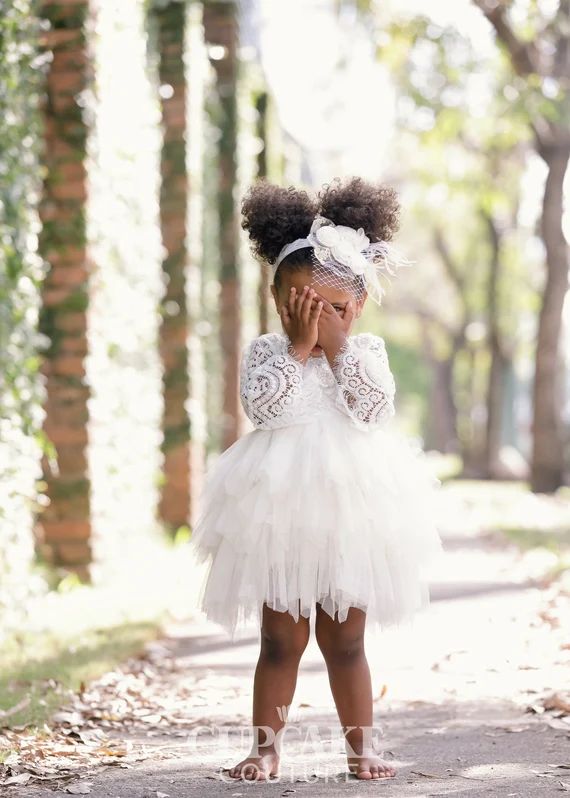 Ivory Flower Girl Dress Toddler Flower Girl Dress Long | Etsy | Etsy (US)
