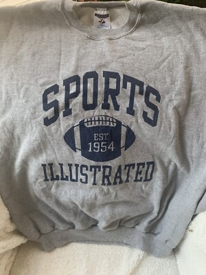 Vintage Jerzees Sports Illustrated Est. 1954 Gray Crew neck Sweatshirt Size XL  | eBay | eBay US