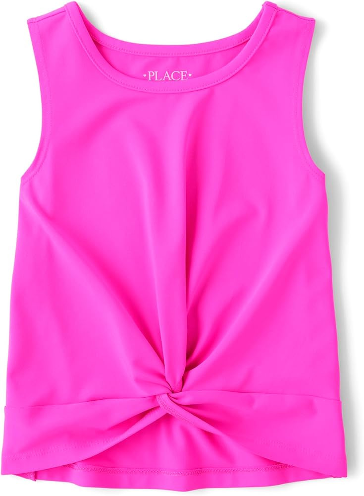 The Children's Place Girls' Active Twist Front Tank Top | Amazon (US)