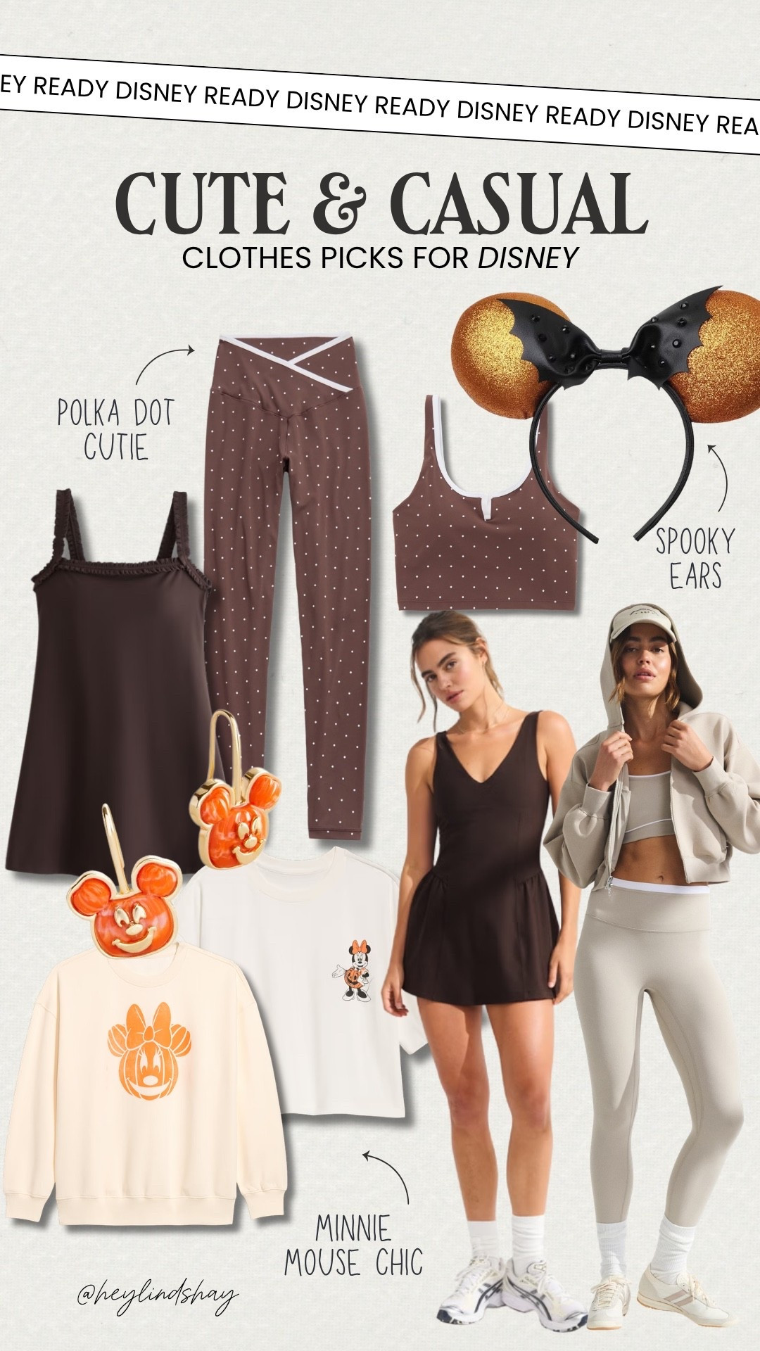 the perfect comfy but cute outfit ideas for a day at Disney

#LTKootd #LTKSeasonal #LTKActive
