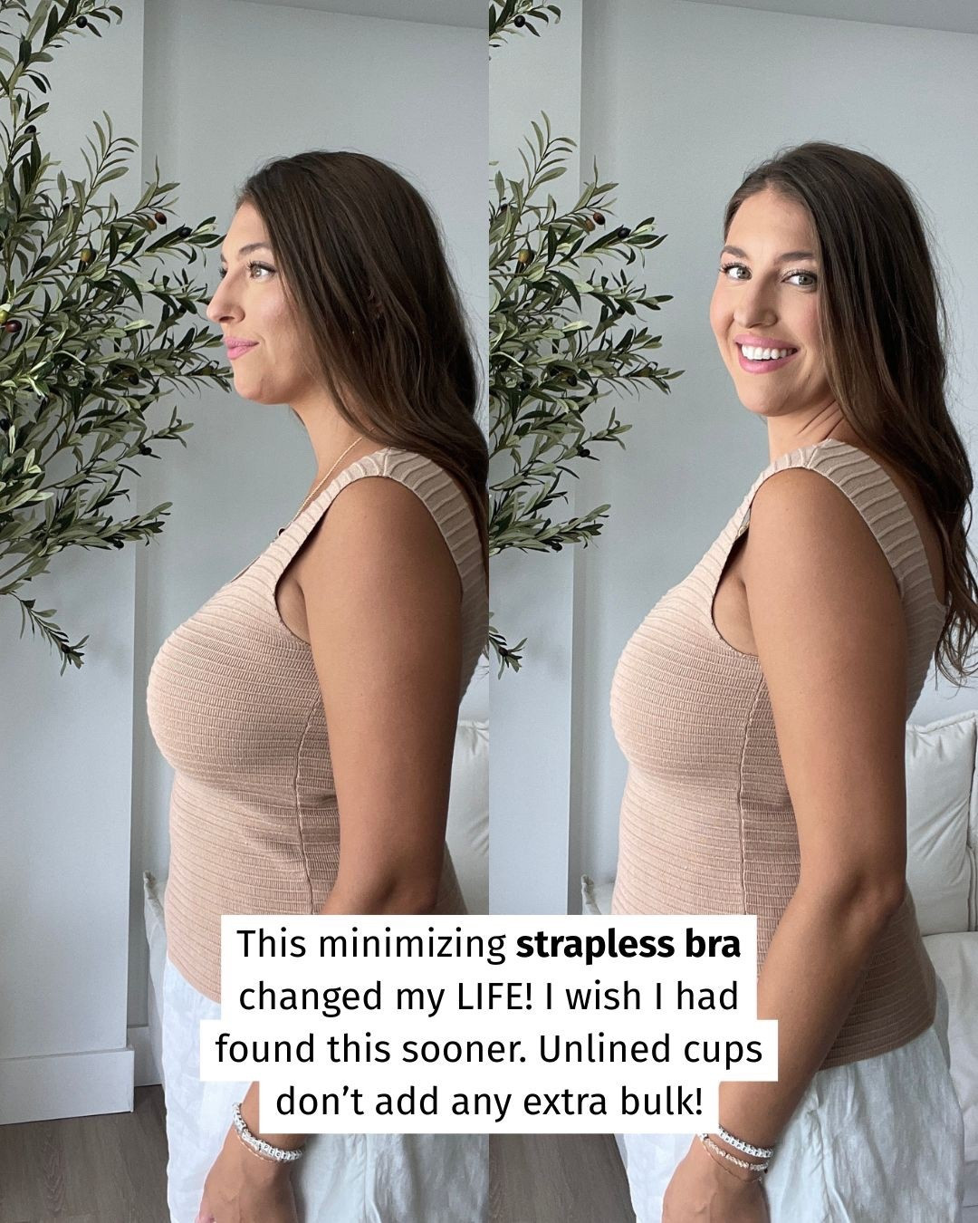 Before and after of the minimizing strapless bra now under $25 




Amazon fashion | amazon midsize | amazon womens fashion | amazon spring fashion | amazon outfit | amazon bra - strapless bra / Amazon strapless bra 

#LTKFindsUnder50 #LTKStyleTip #LTKMidsize