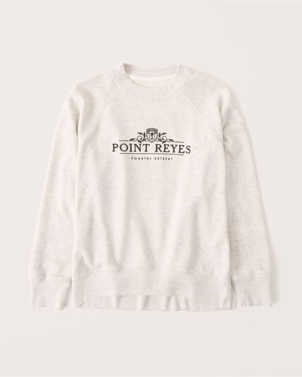 Boyfriend Crew California Graphic Sweatshirt | Abercrombie & Fitch (US)