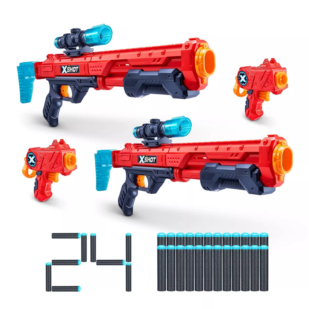 X-Shot EXCEL Combo Pack - Two Hawk Eye & Two Micro Blasters by ZURU | Target