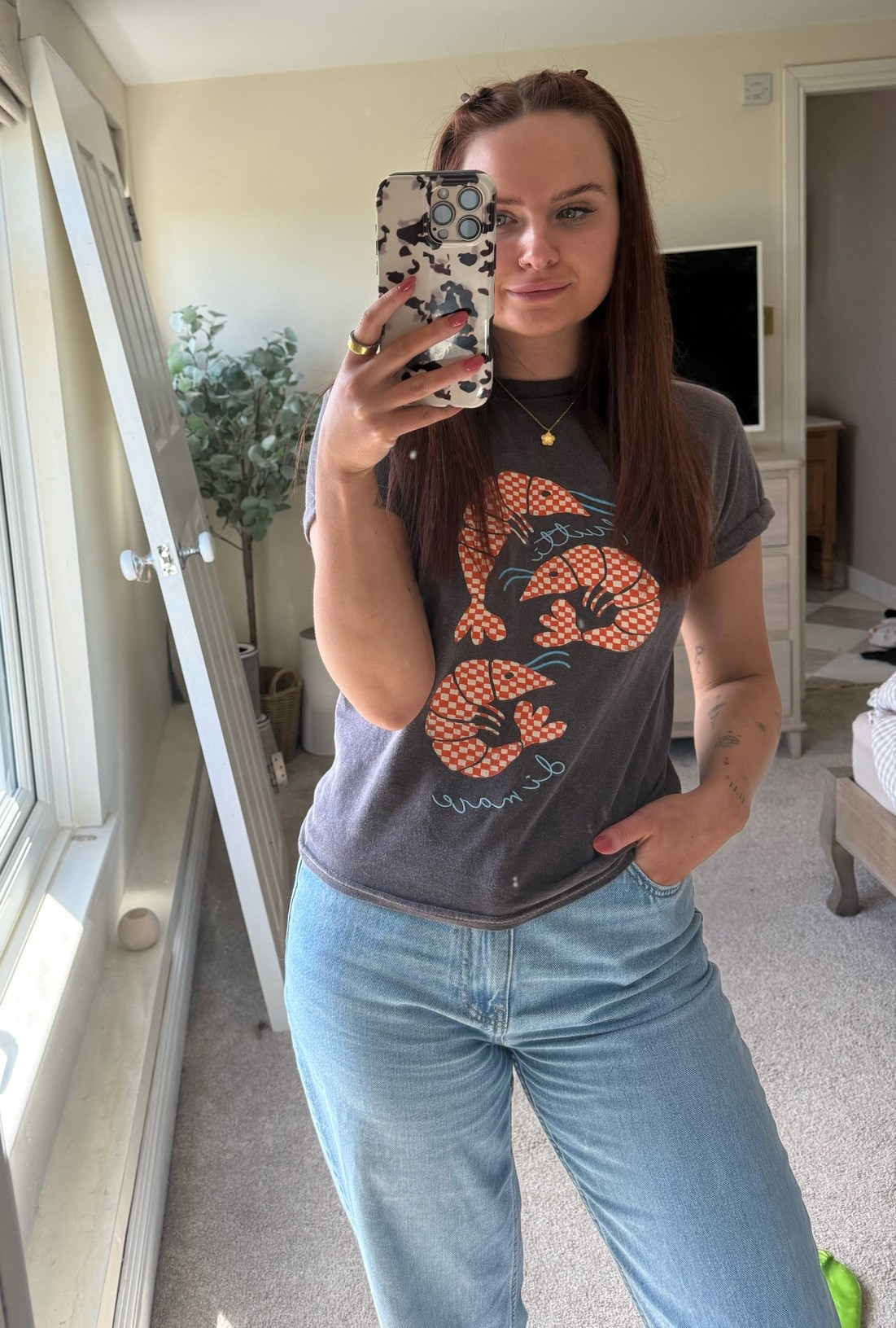 I could not resist this top when I saw it, how cute is it?! Also highly recommend these jeans, such a lovely fit if you a more bottom heavy

#LTKuk #LTKjeans