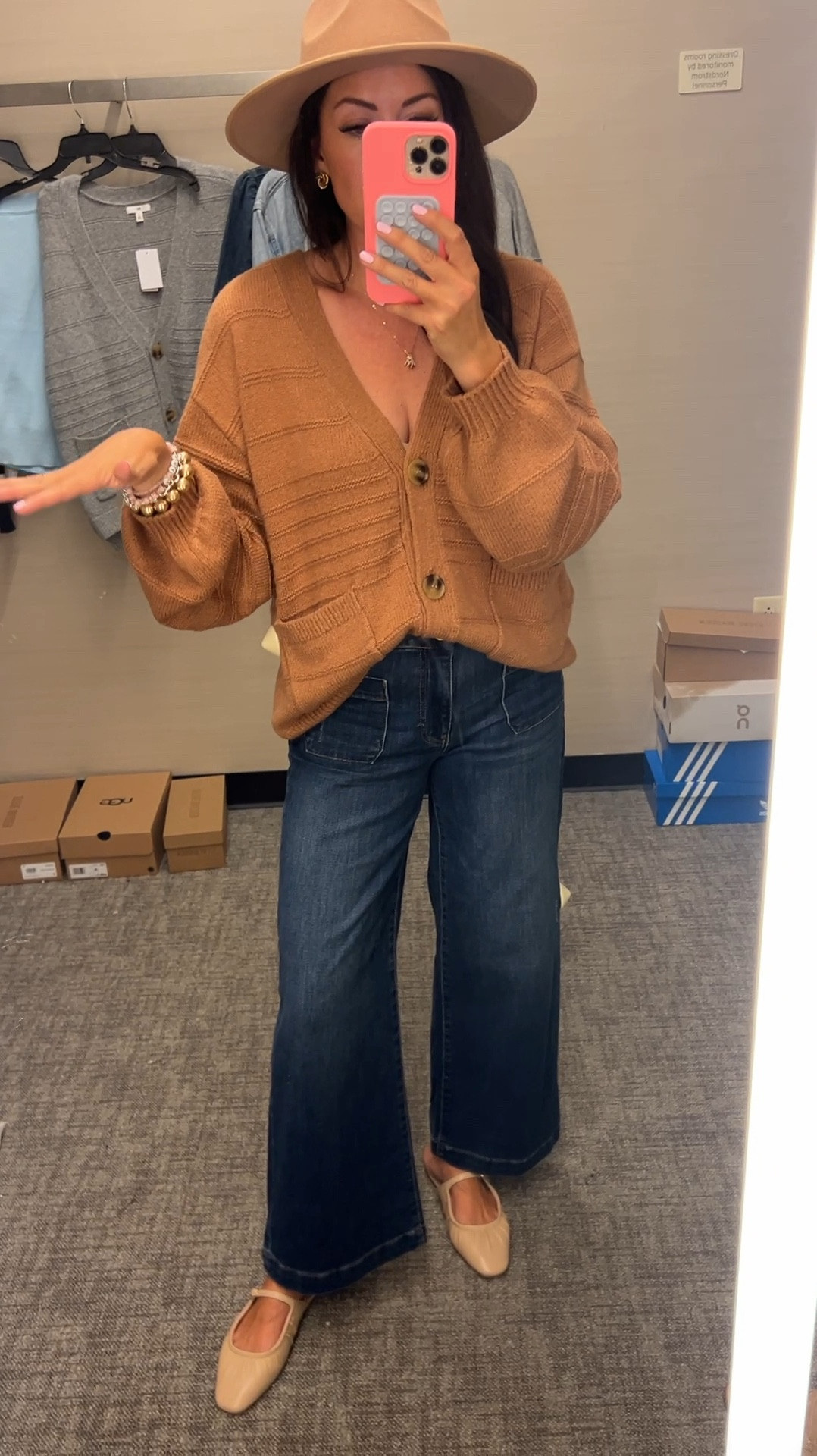 Small in cardigan
Four and jeans could have sized down 
Nsale fall outfit 

#LTKxNSale #LTKSaleAlert #LTKSummerSales