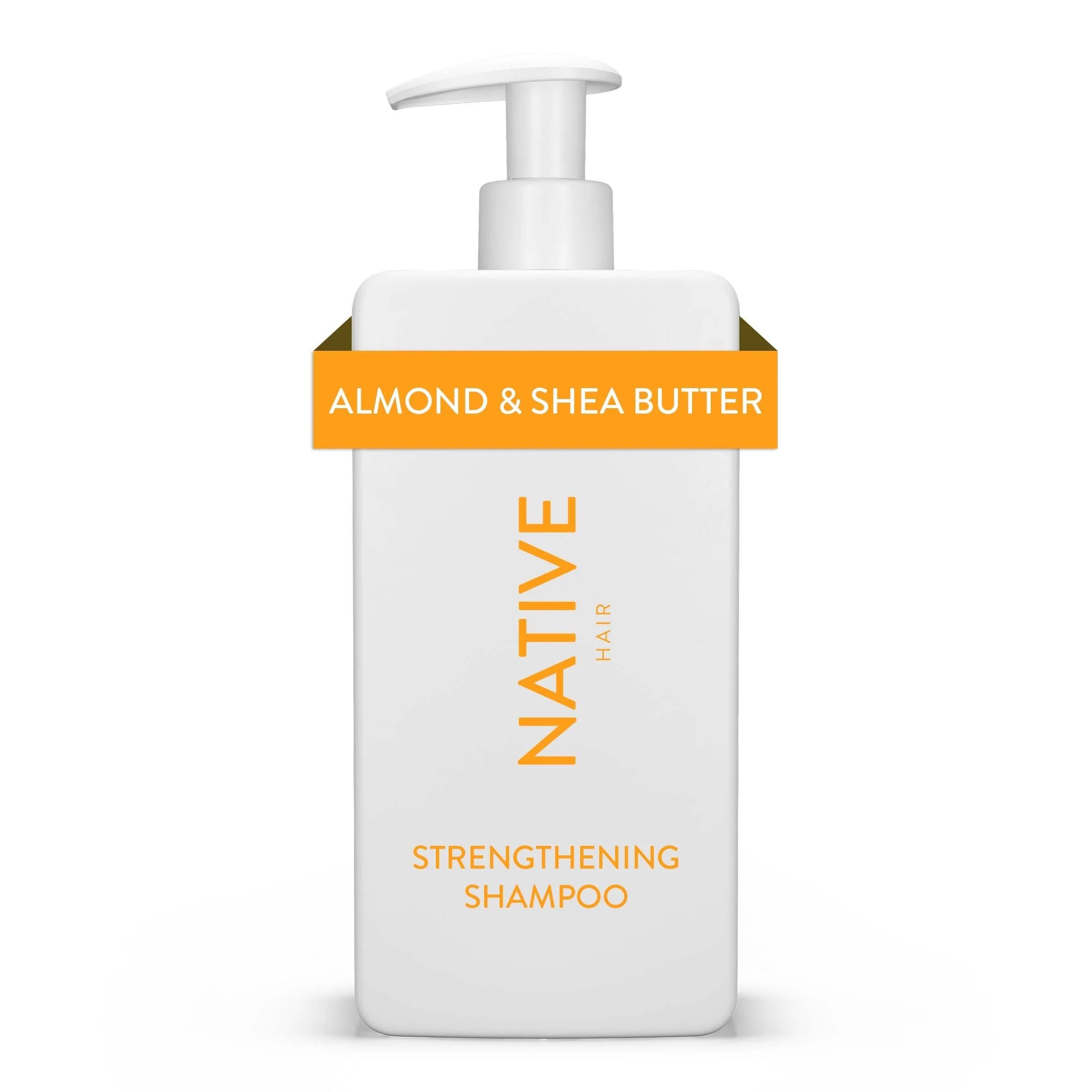 Native Strengthening Shampoo, Almond & Shea Butter, Sulfate & Paraben Free, 16.5 oz | Walmart (US)