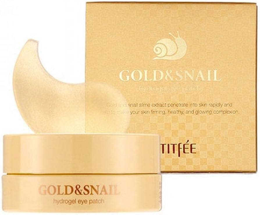 Gold & Snail Hydrogel Eye Patch (60 pcs) by Petitfee | Amazon (US)