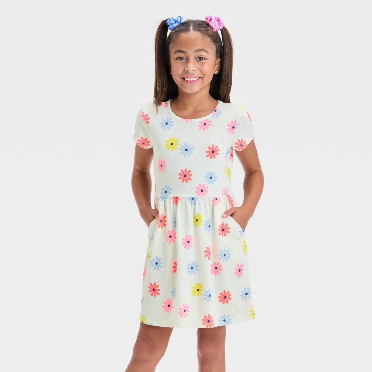Girls' Short Sleeve Dress - Cat & Jack™ | Target