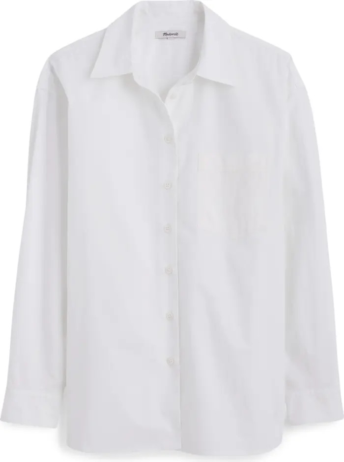 The Easy Poplin Button-Up Shirt | Nordstrom