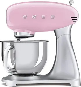 Smeg 1950's Retro Style Aesthetic Stand Mixer (Pink) | Amazon (US)