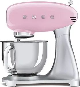 Smeg 1950's Retro Style Aesthetic Stand Mixer (Pink) | Amazon (US)