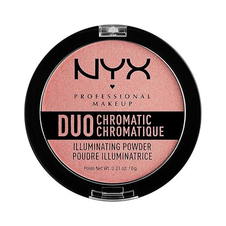 NYX PROFESSIONAL MAKEUP Duo Chromatic Illuminating Powder, Crushed Bloom | Amazon (US)
