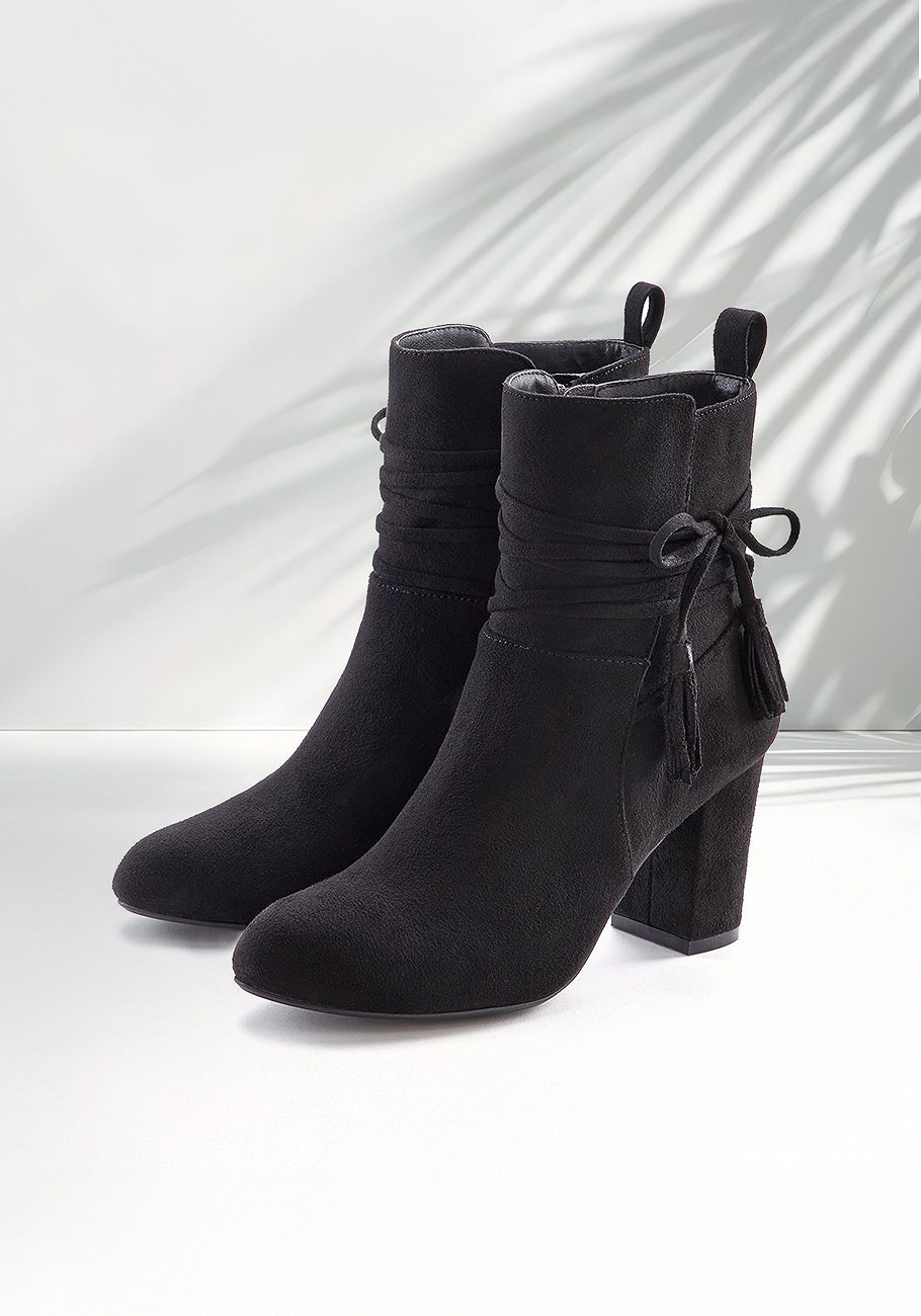 bow detail booties | Lascana