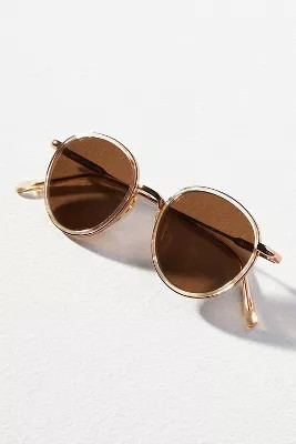 Sunski Baia Round Polarized Sunglasses | Anthropologie (US)