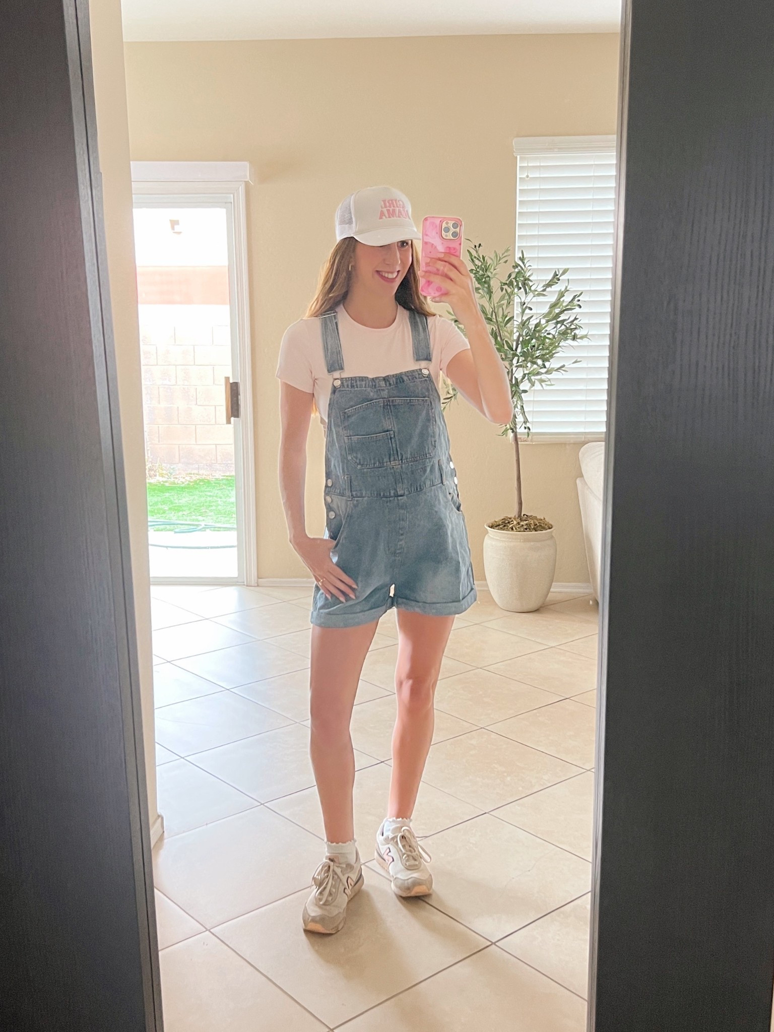 How to style overalls for spring while pregnant. 
I’m 6 months pregnant and wearing a size medium in the Amazon overalls

Baseball game outfit idea 

#LTKSeasonal #LTKFindsUnder50 #LTKBump