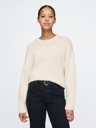 100% Cotton Relaxed Sweater | Gap (US)