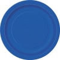 Blue 9" Round Paper Plates, 55ct, Way to Celebrate! | Walmart (US)