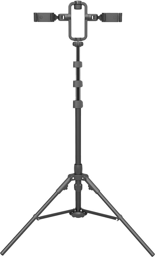 Digipower 63" Multi-Function Tripod with Smartphone, Camera, Light & Microphone Mount For Vloggin... | Best Buy U.S.