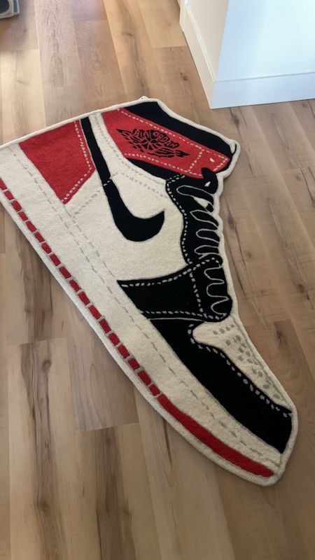 Nike Jordan handmade rug 

#LTKshoecrush #LTKhome #LTKkids