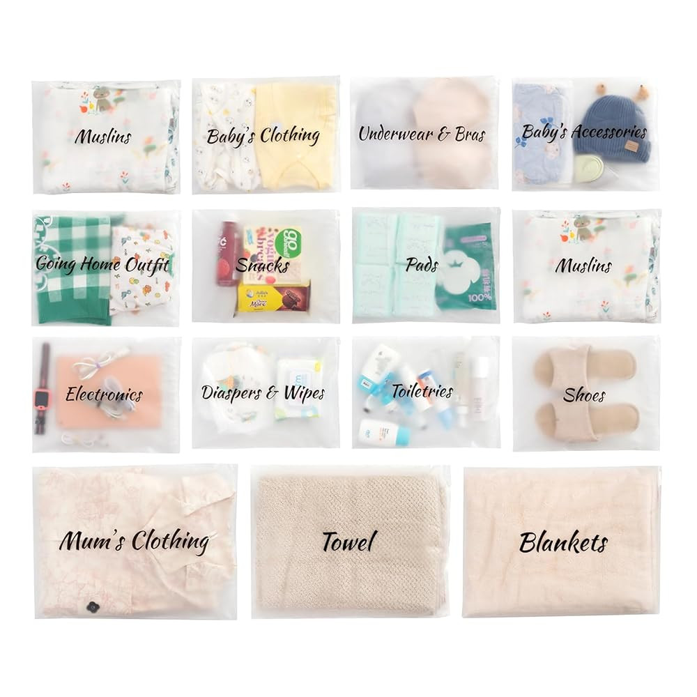 MANWU 14pcs Hospital Bags essentials for Labor and Diaper,Mom hospital bags Maternity Essentials,... | Amazon (US)