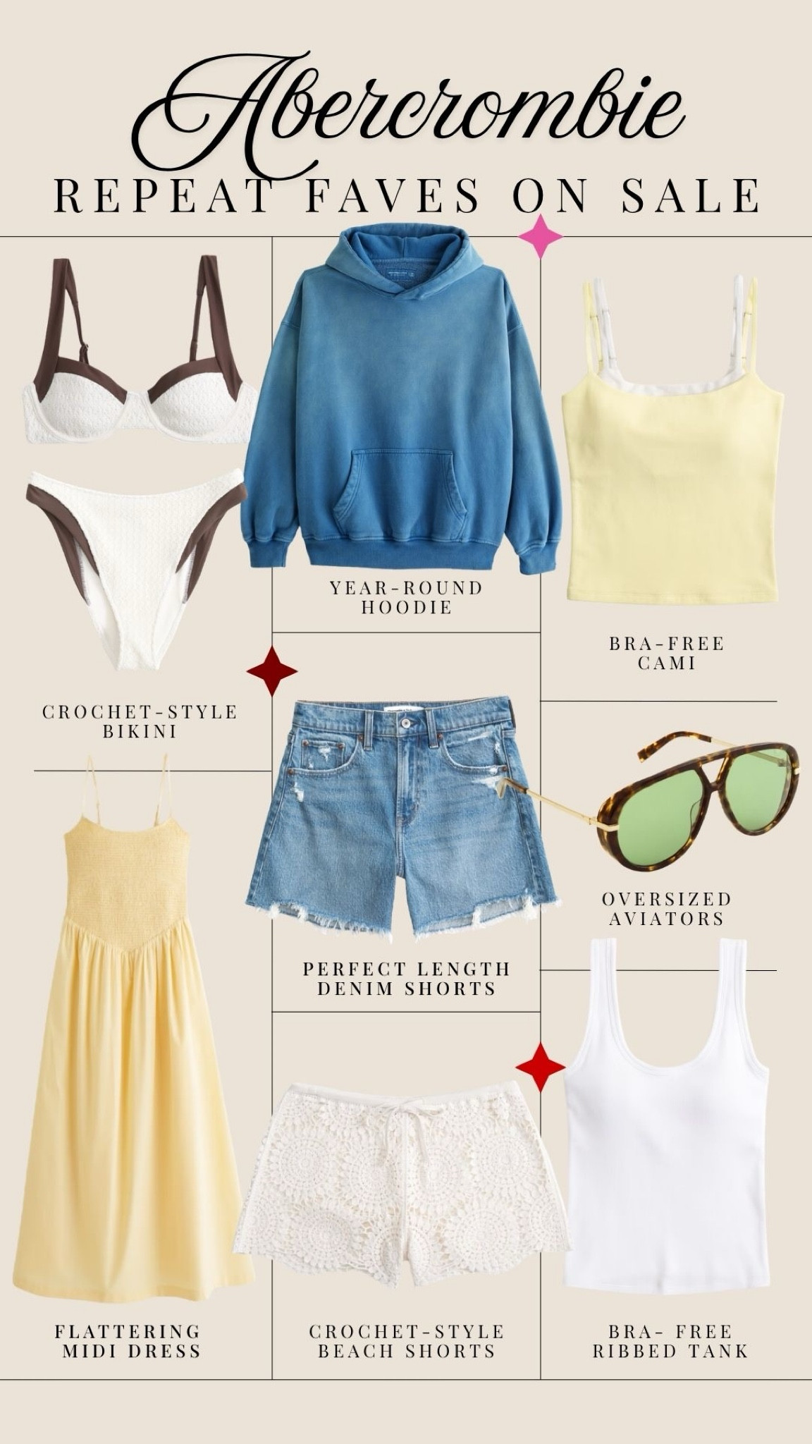 Major Abercrombie sale happening now! Get additional 15% off with code: SHORTSAF ☀️ 

@abercrombie 

#LTKSaleAlert #LTKSeasonal #LTKSwim