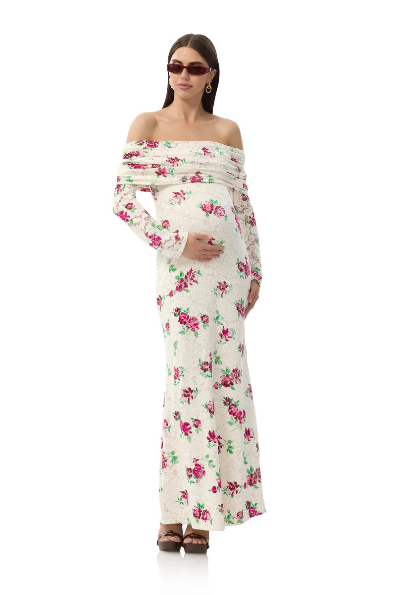 Thelma Crochet Lace Dress - Romance Rose | ShopAFRM