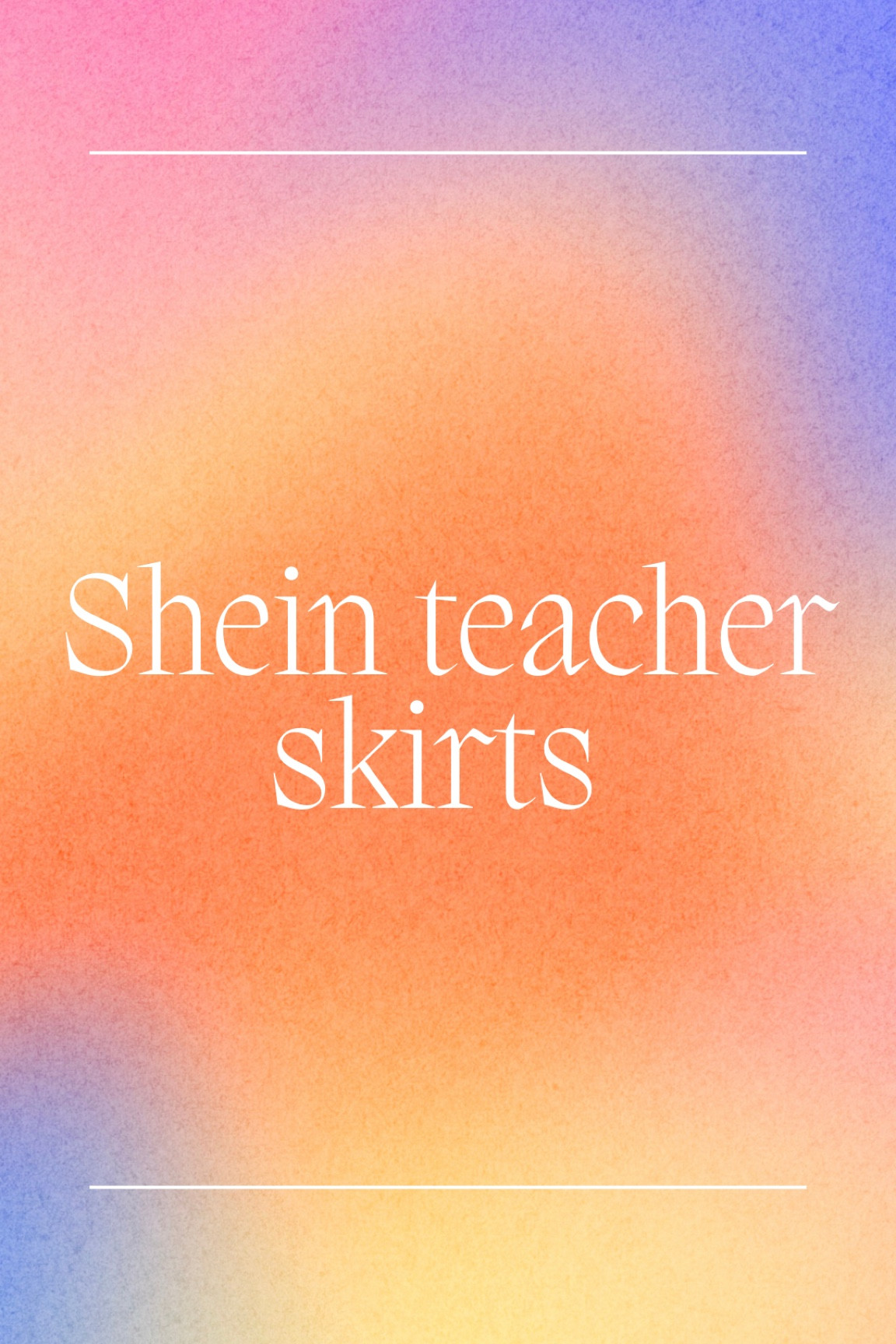 How cute are these Teacher SHEIN skirts?! 🤩 These would be perfect with teacher tees or a cute basic blouse! #teacherfashion #teachersheinhaul #teacherclothes 

#LTKBacktoSchool #LTKstyletip #LTKworkwear