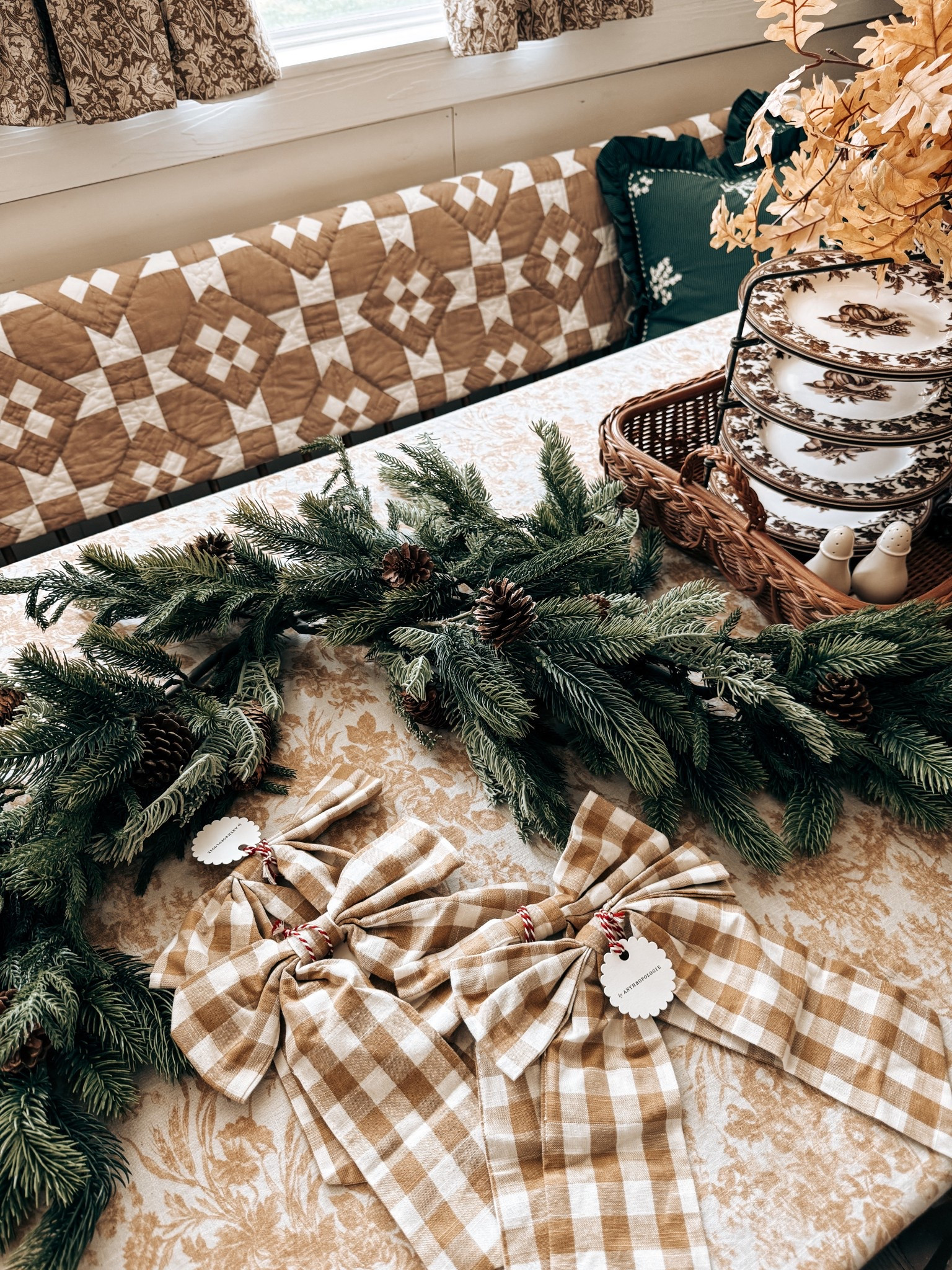 The garland is on sale while it last. Use code WINTER25 for additional savings - for 3 days only. 

#LTKHome #LTKSeasonal