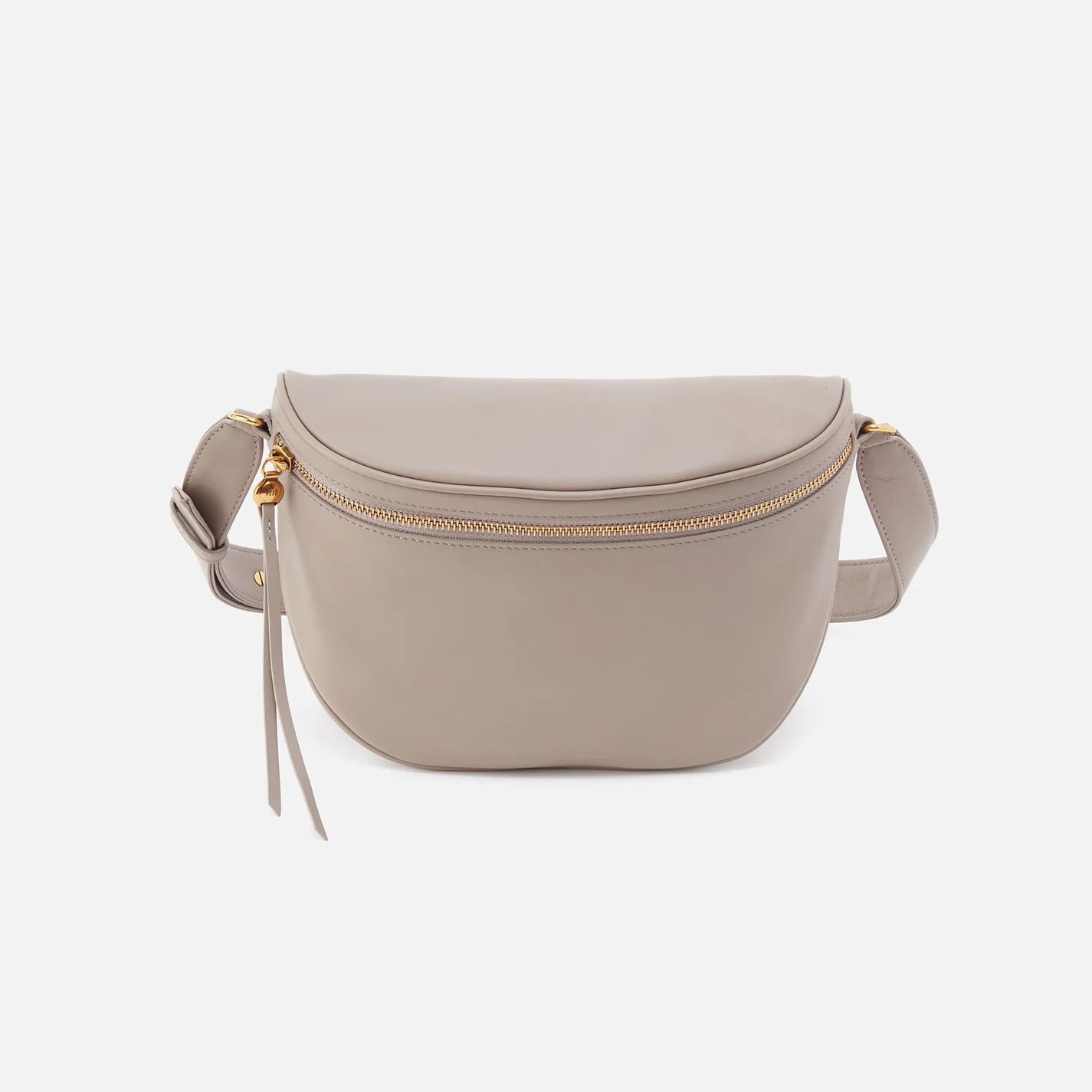 Juno Belt Bag in Silk Napa Leather - Warm Grey | HOBO Bags