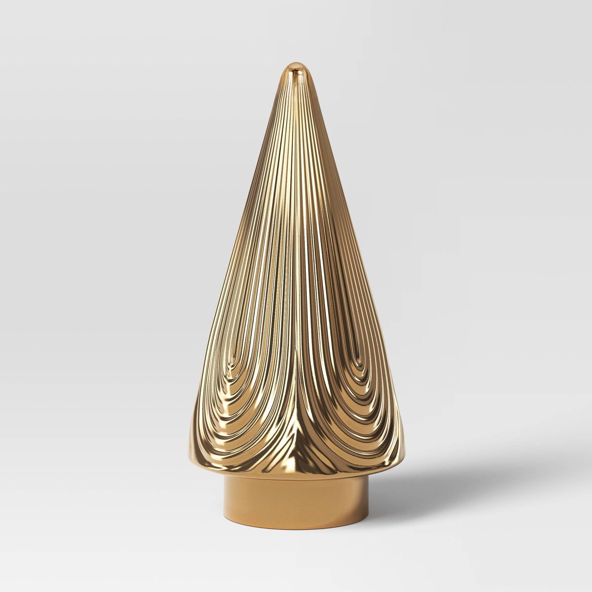 Tall Cone Glass Christmas Tree Gold - Threshold™ | Target