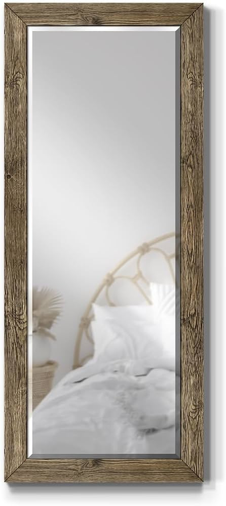 Barnwood Wood Full Length Mirror - Distressed Tonal Walnut (AR2-L05S) | Amazon (US)