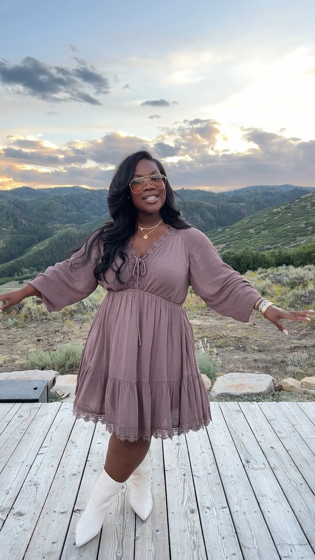 Outfit of the night to kick off “A Torrid Summer” with a rustic sunset dinner with Torrid in Park City, Utah ✨

The vibes called for neutral + terracotta tones + this flows number fit perfectly. 

Wearing a size 1.



#LTKMidsize #LTKPlusSize #LTKPetite