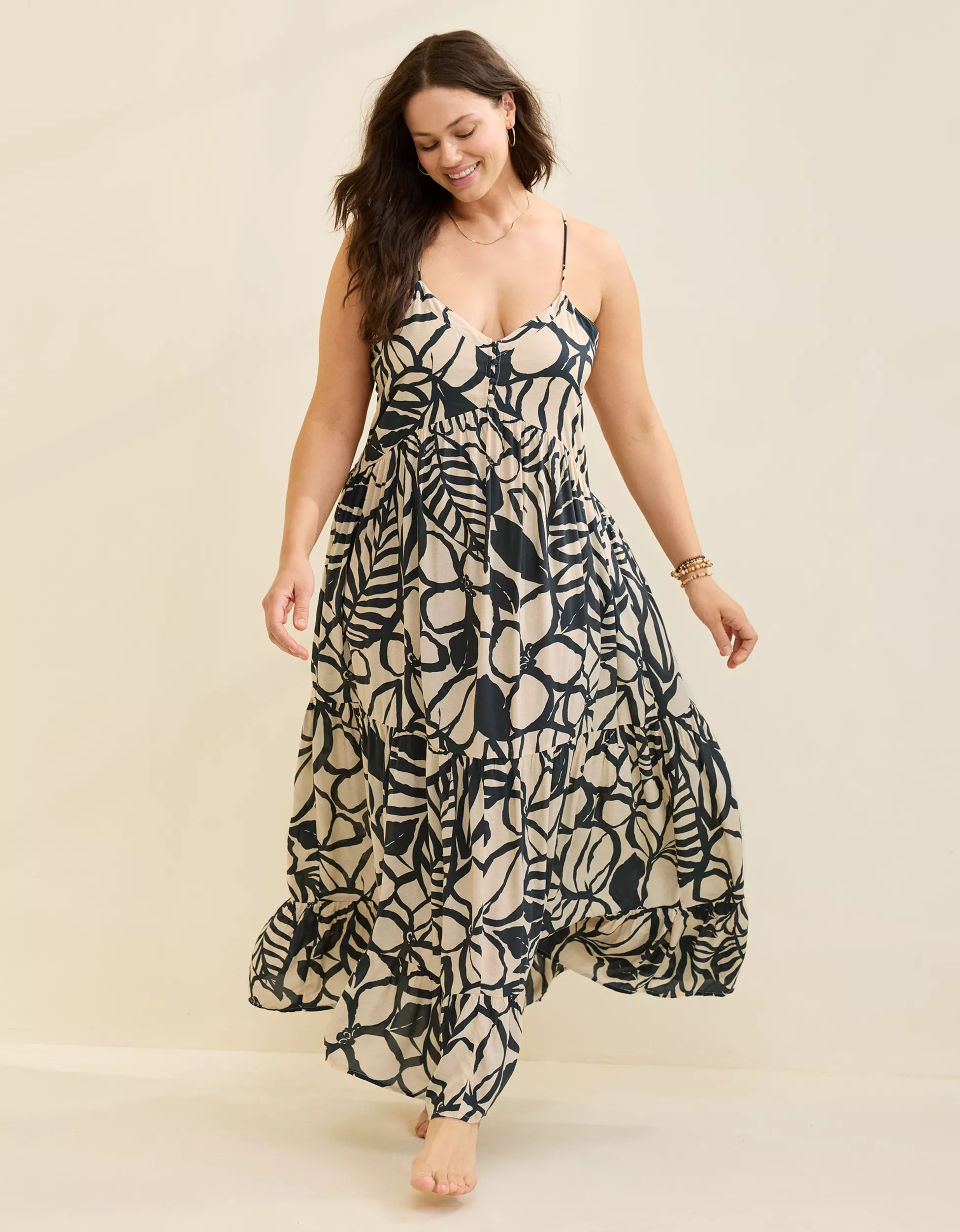 Aerie Printed Maxi Dress | American Eagle Outfitters (US & CA)