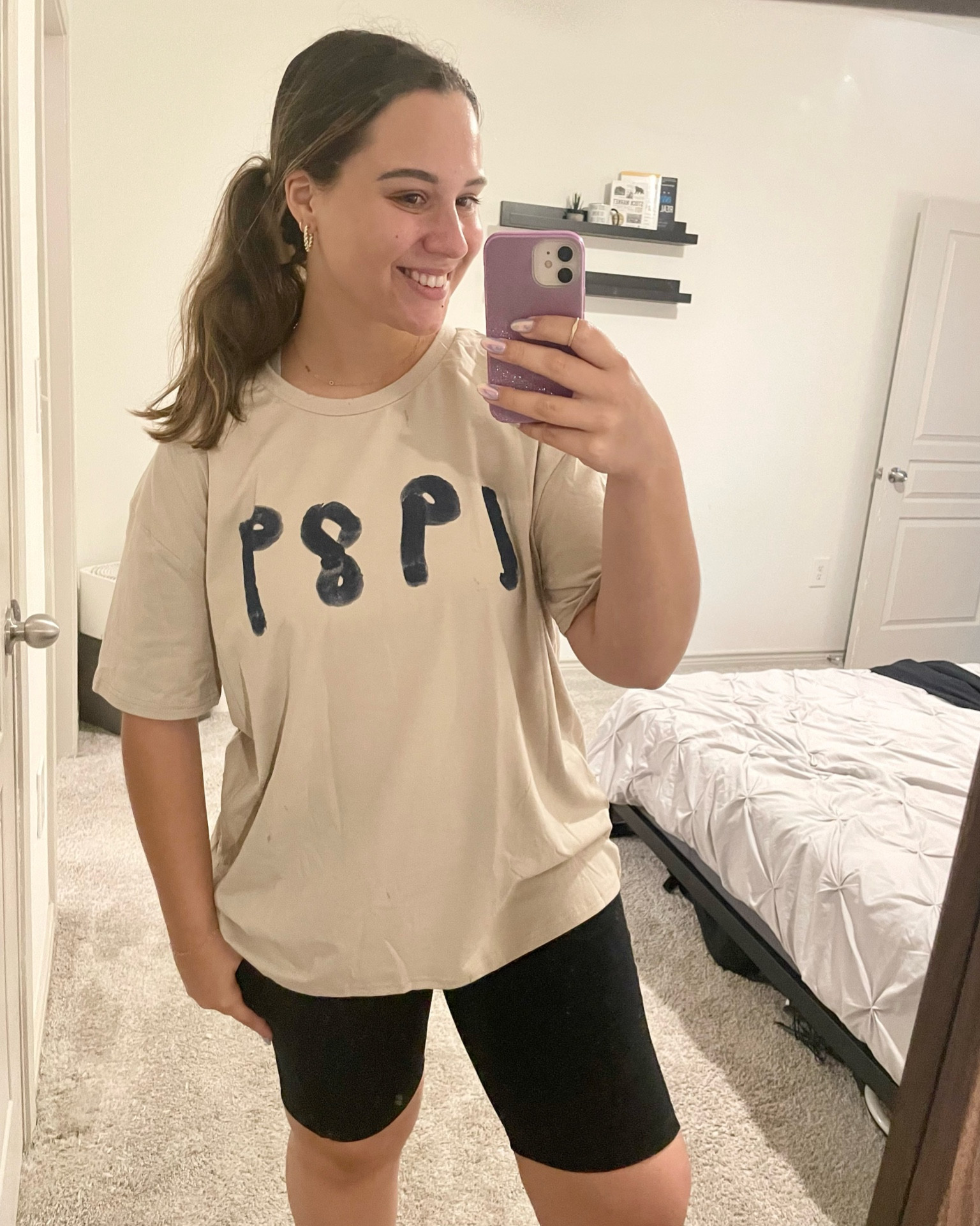 In honor of 1989 Taylor’s Version coming out in October— I ordered this 1989 tee from Amazon!

I am honestly shocked at how good the quality is???? I love it. So cute with biker shorts or jeans and a belt bag. Perfectly oversized. 

I am 5’6” 180lb in an XL!

Amazon find, Taylor Swift merch, eras tour, 1989 merch, swiftie clothes, Amazon haul, midsize graphic tee, graphic t shirt, midsize style 

#LTKmidsize #LTKFind #LTKunder50